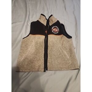 Child Youth Toddler 3T/4T Kids Harley Davidson Reversible Vest NO ZIPPER!!!!